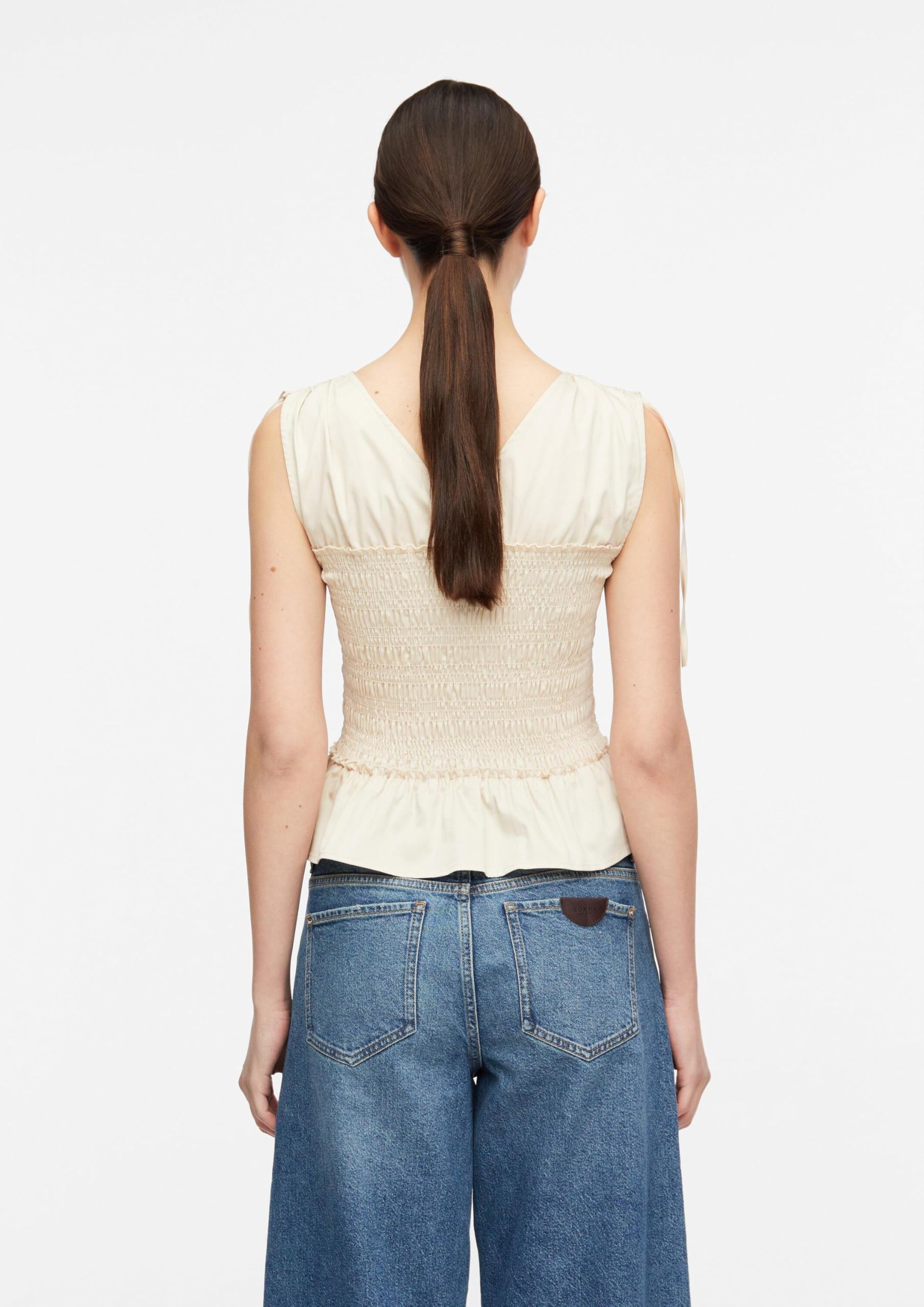 comma-bluse-2180557-rmellos-helles-beige-gr-34 image 7