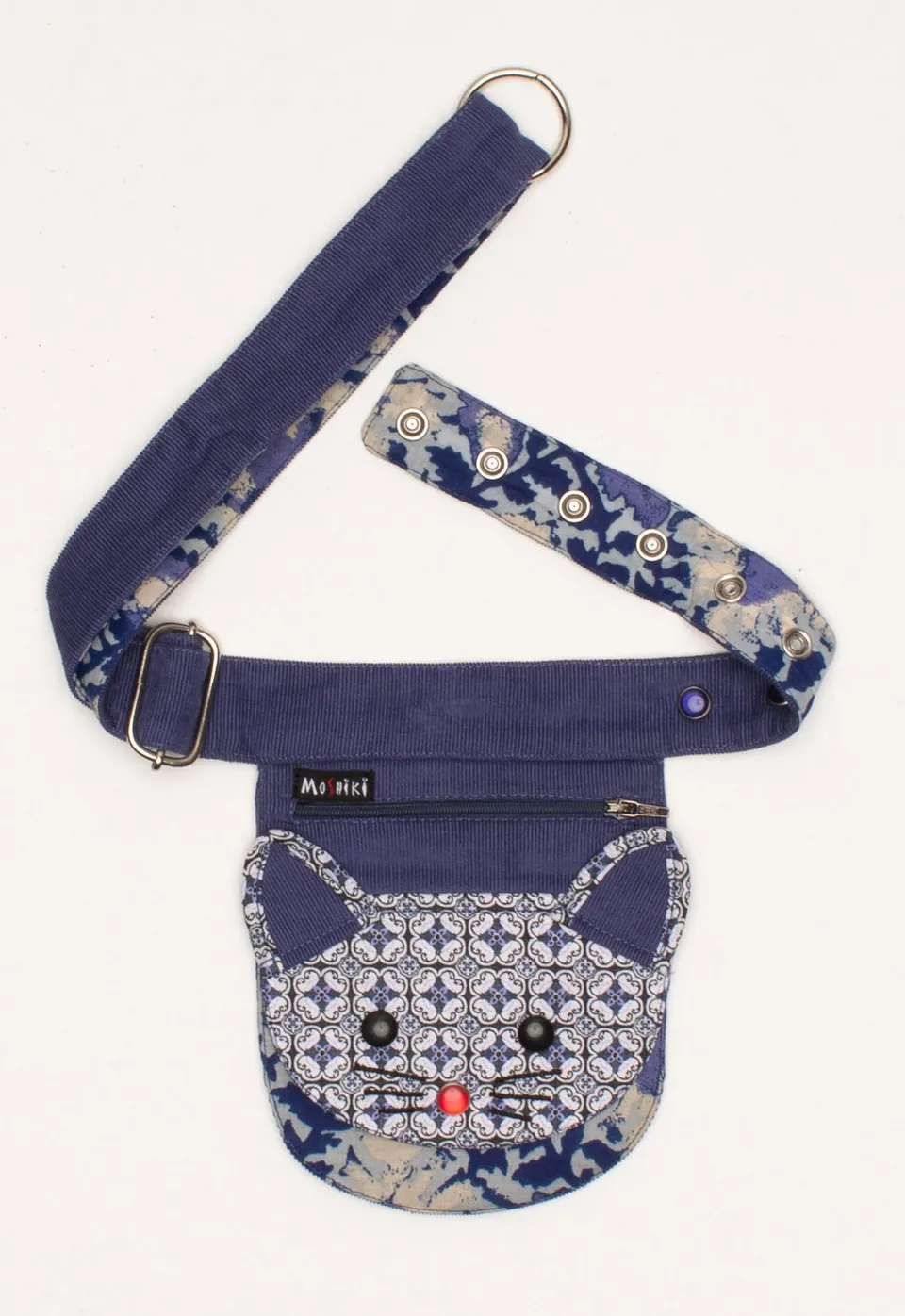 moshiki-side-pocket-kids-1-kitty-wickelrock-baumwolle-katzen image 1