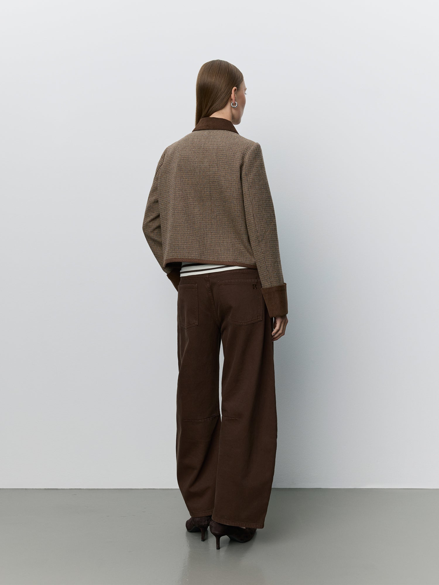 sofie-schnoor-women-kamikkasw-kurzblazer-brown-check-wolle image 4