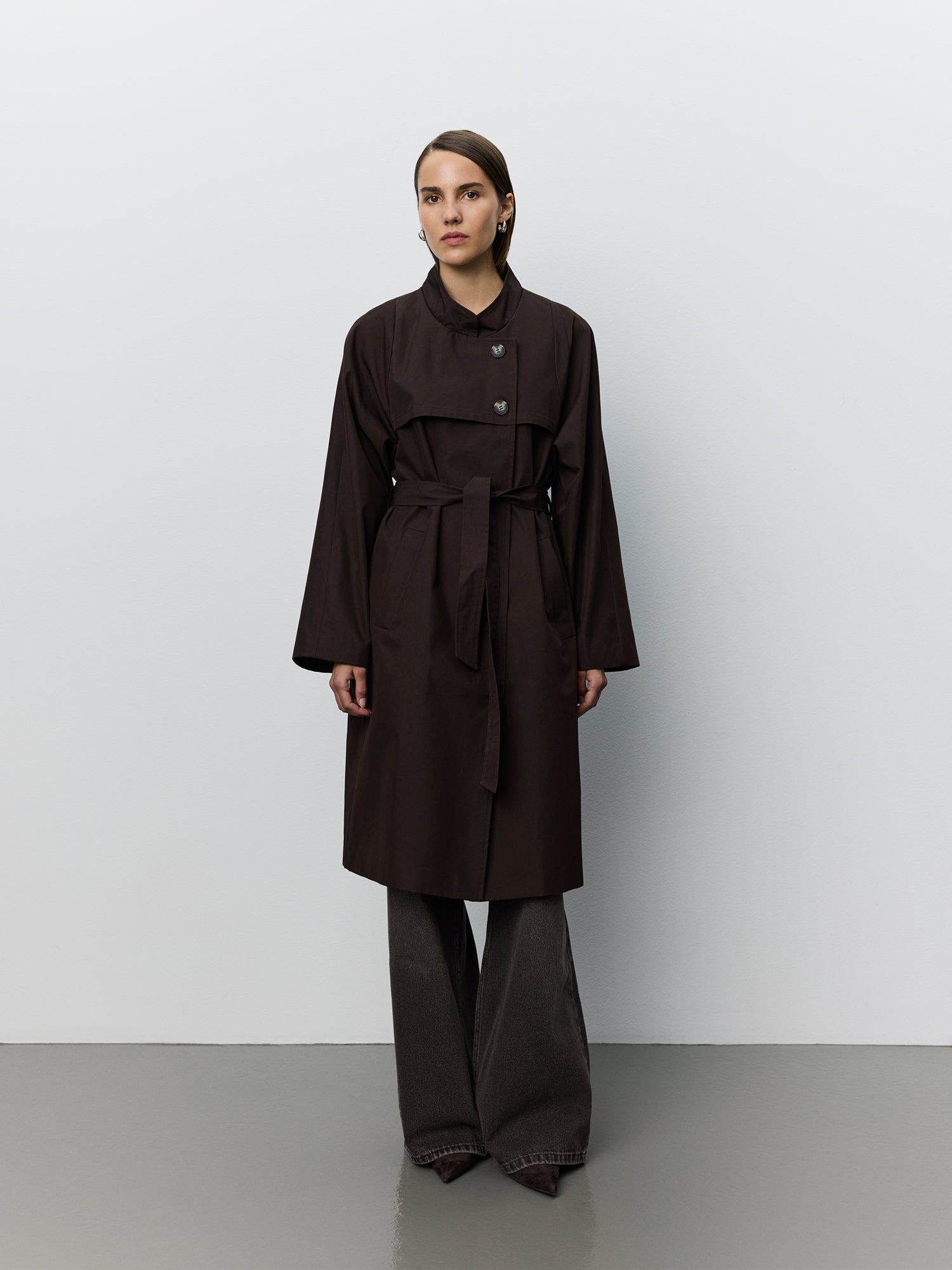 sofie-schnoor-women-lizzysw-trenchcoat-braun-baumwolle image 2