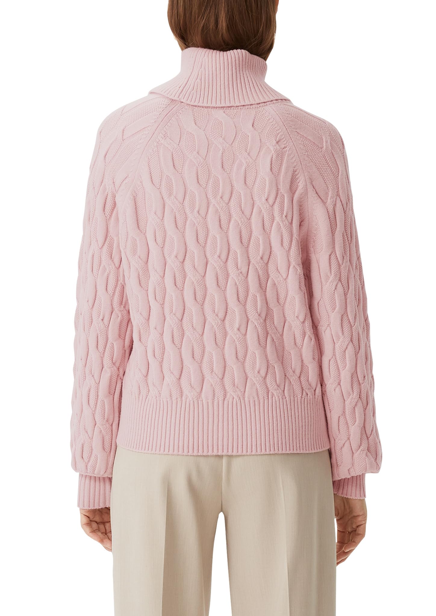 comma-rollkragenpullover-strickmuster-pfirsich image 2