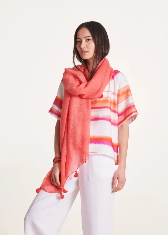 la-f-e-marabout-e-pinata-foulard-sunrise-koralle-tu image 1