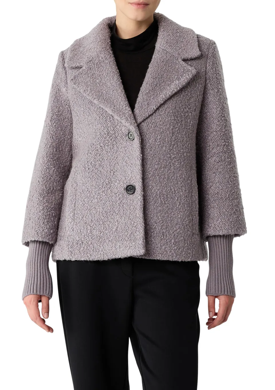 comma-coat-2174070-9822-kurzmantel-grau-42-reverskragen image 1