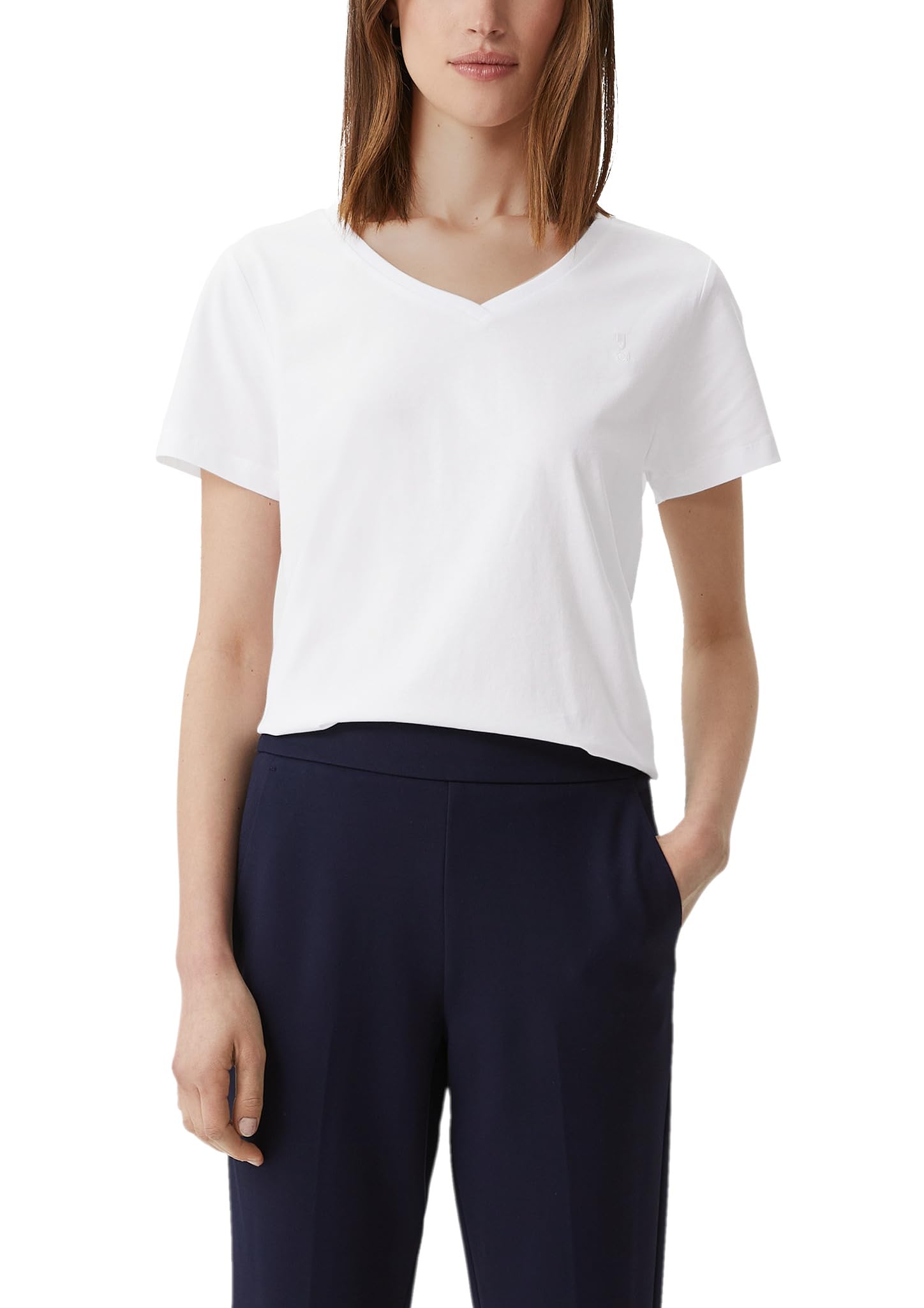 comma-basic-t-shirt-v-ausschnitt-baumwolle-0100 image 7