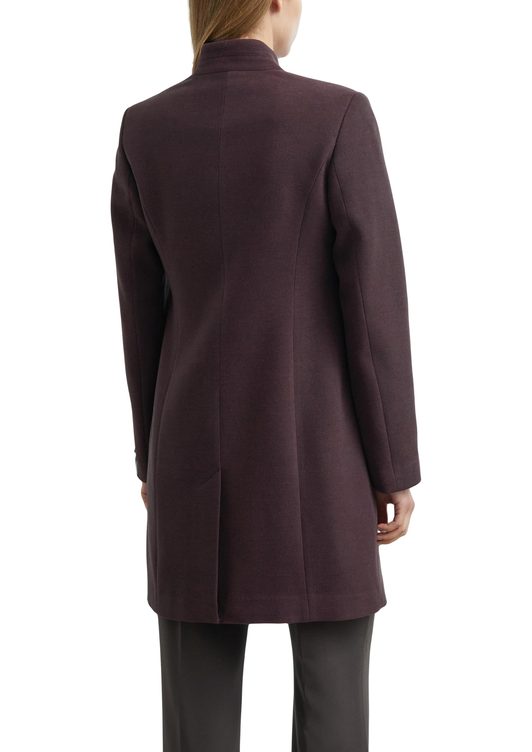 comma-coats-outdoor-mantel-tailliert-bordeaux-gr-42-stehkragen image 2