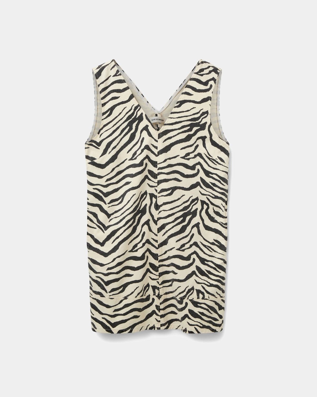 sofie-schnoor-olympe-zebra-dress-kleid-hellgelb image 1