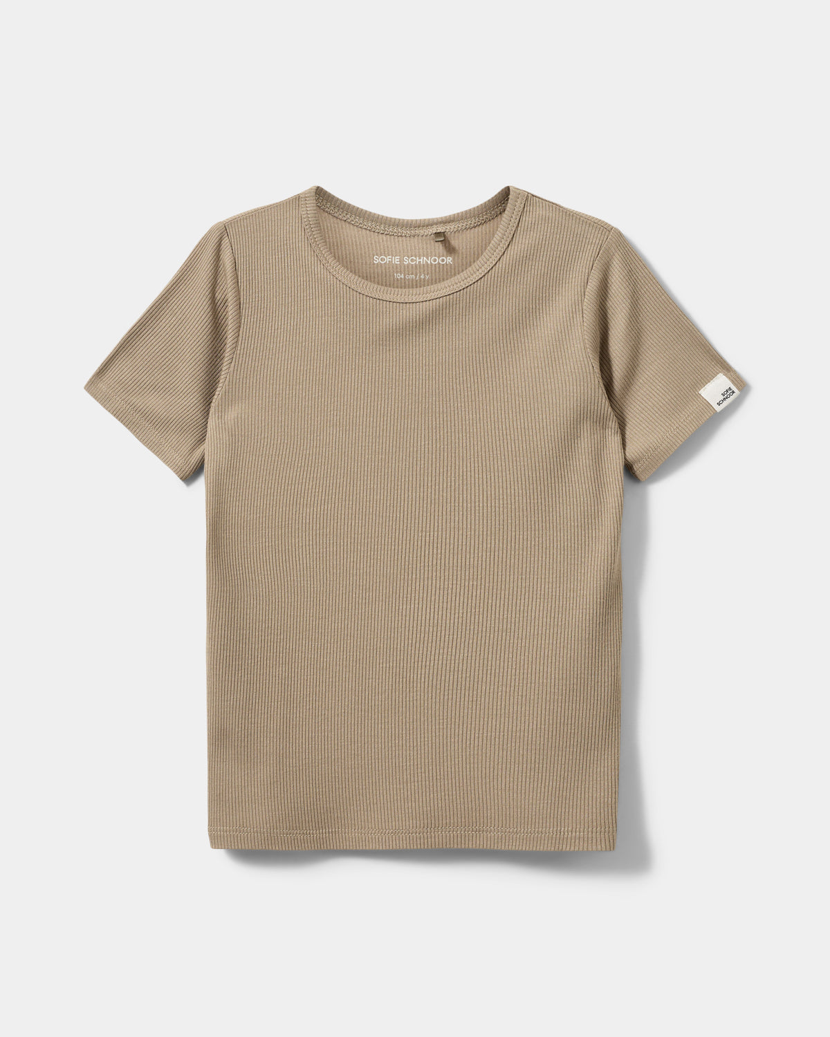 sofie-schnoor-kids-pipersk-t-shirt-dark-sand-viskose image 1