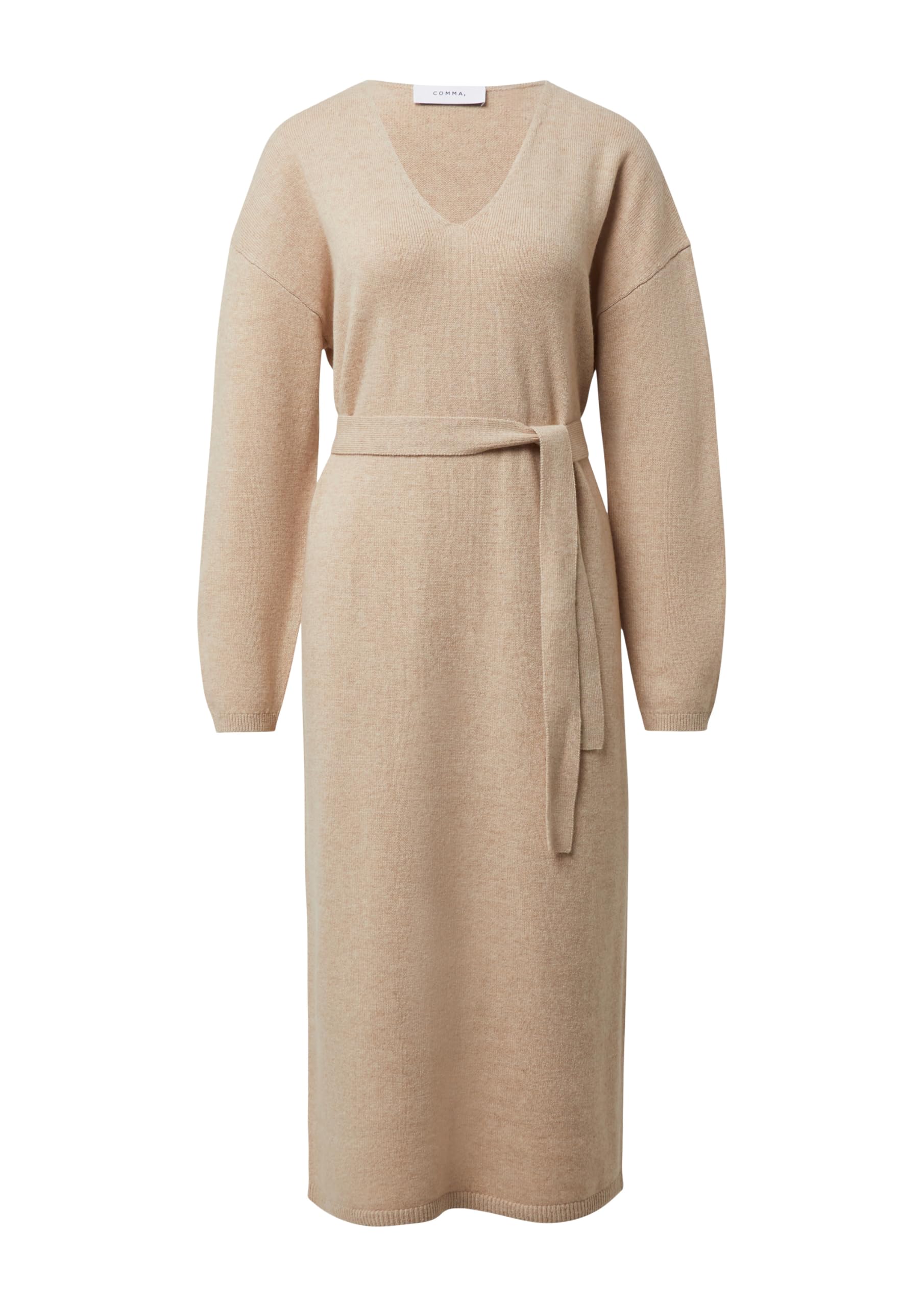 comma-midi-kleid-wollmix-relaxed-fit-gr-e-34-mit-g-rtel image 3