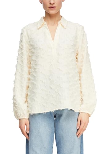 comma-jacquard-bluse-3-d-struktur-gr-46 image 8