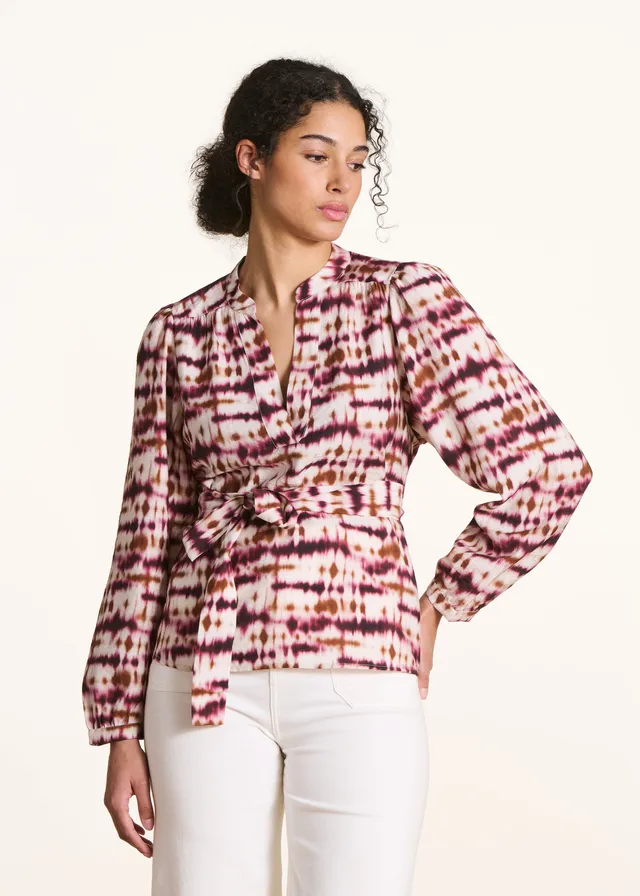 la-f-e-marabout-e-taodi-top-bordeaux-tie-dye-ecovero image 1