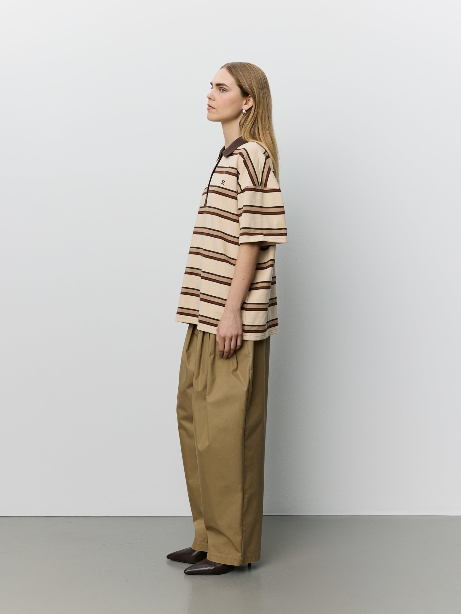 sofie-schnoor-women-pilsw-polo-t-shirt-braun-gestreift-baumwolle image 3