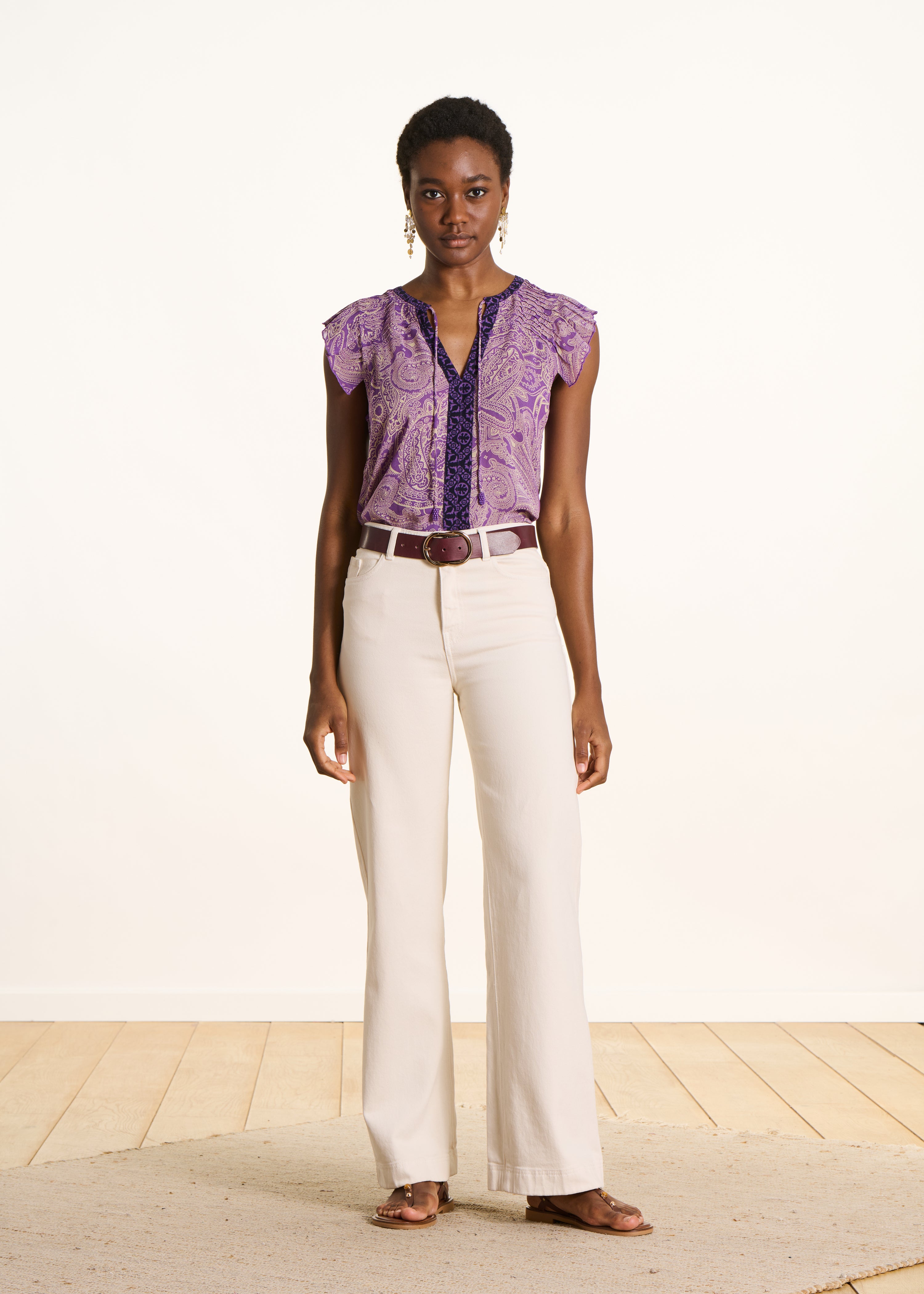 la-f-e-marabout-e-top-violett-paisley-top-gr-34 image 2