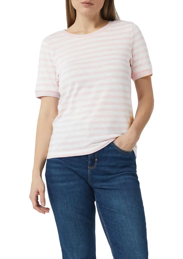 comma-ringelshirt-strickjersey-t-shirt-gr-42-rosa image 1