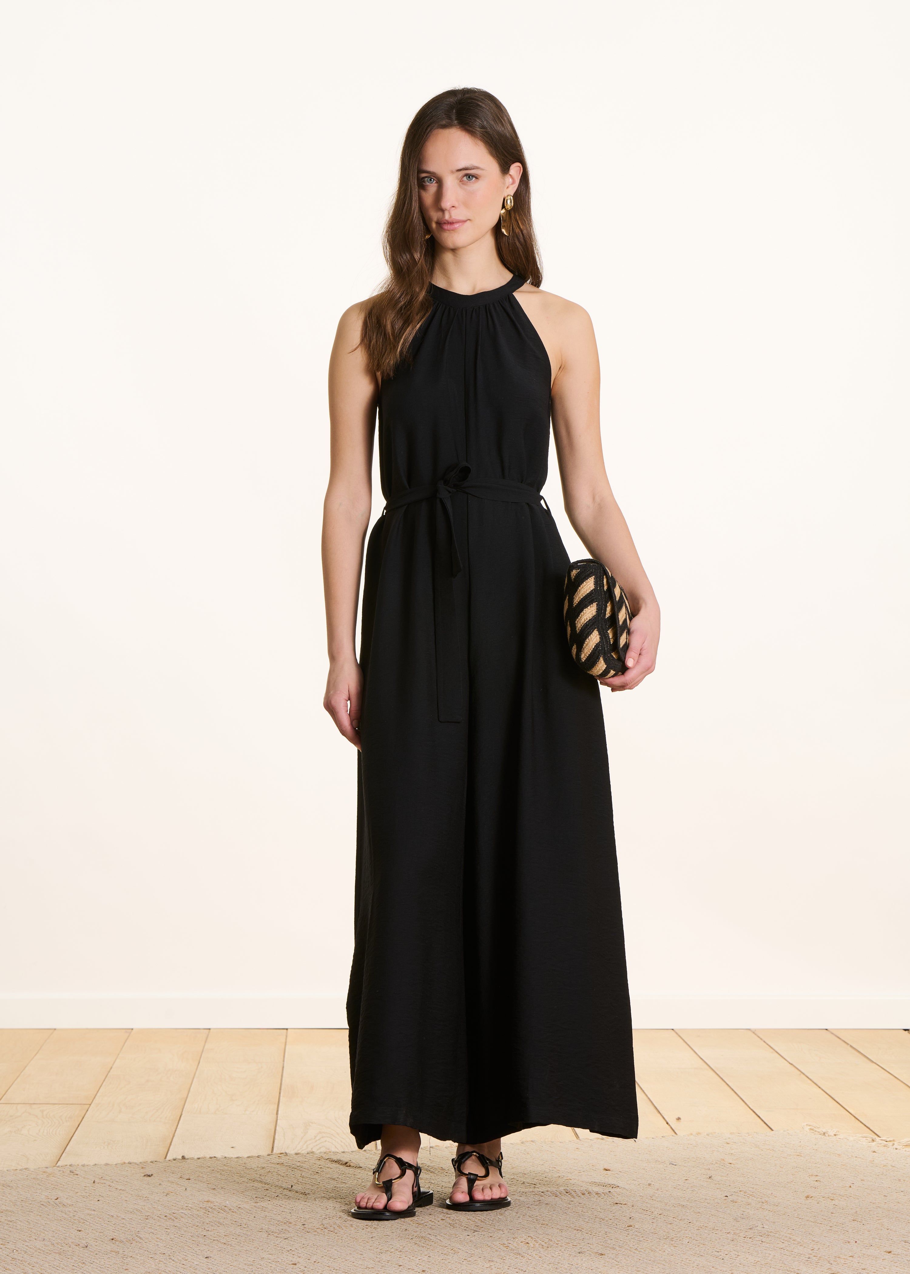 la-f-e-marabout-e-faka-overall-schwarz-jacquard-g-rtel image 2