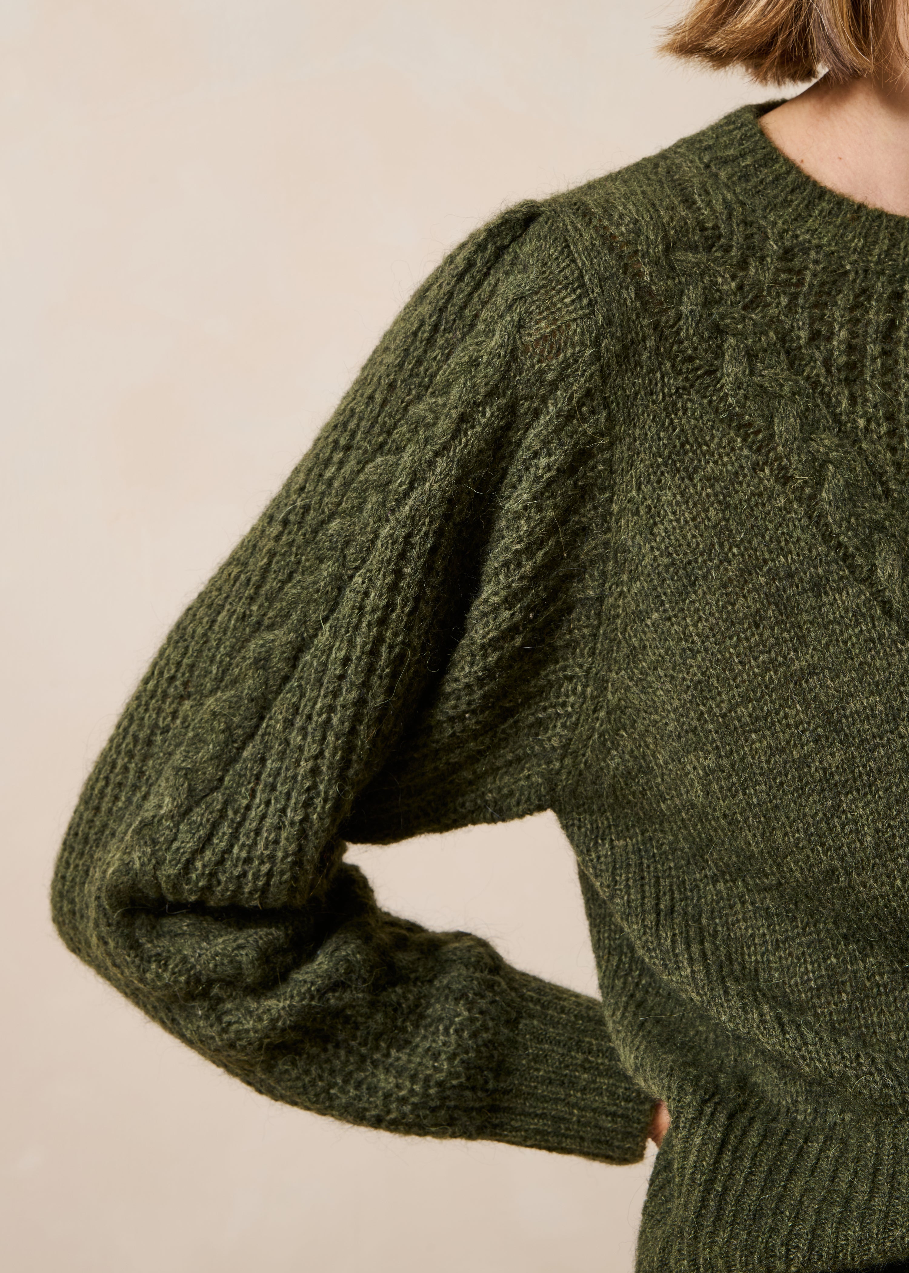 la-f-e-marabout-e-garera-pullover-khaki-zopf image 5