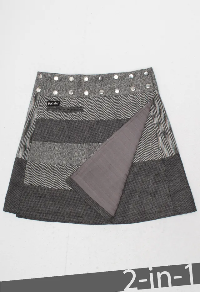 moshiki-hot-cookie-30-wickelrock-48cm-tweed-wolle image 1