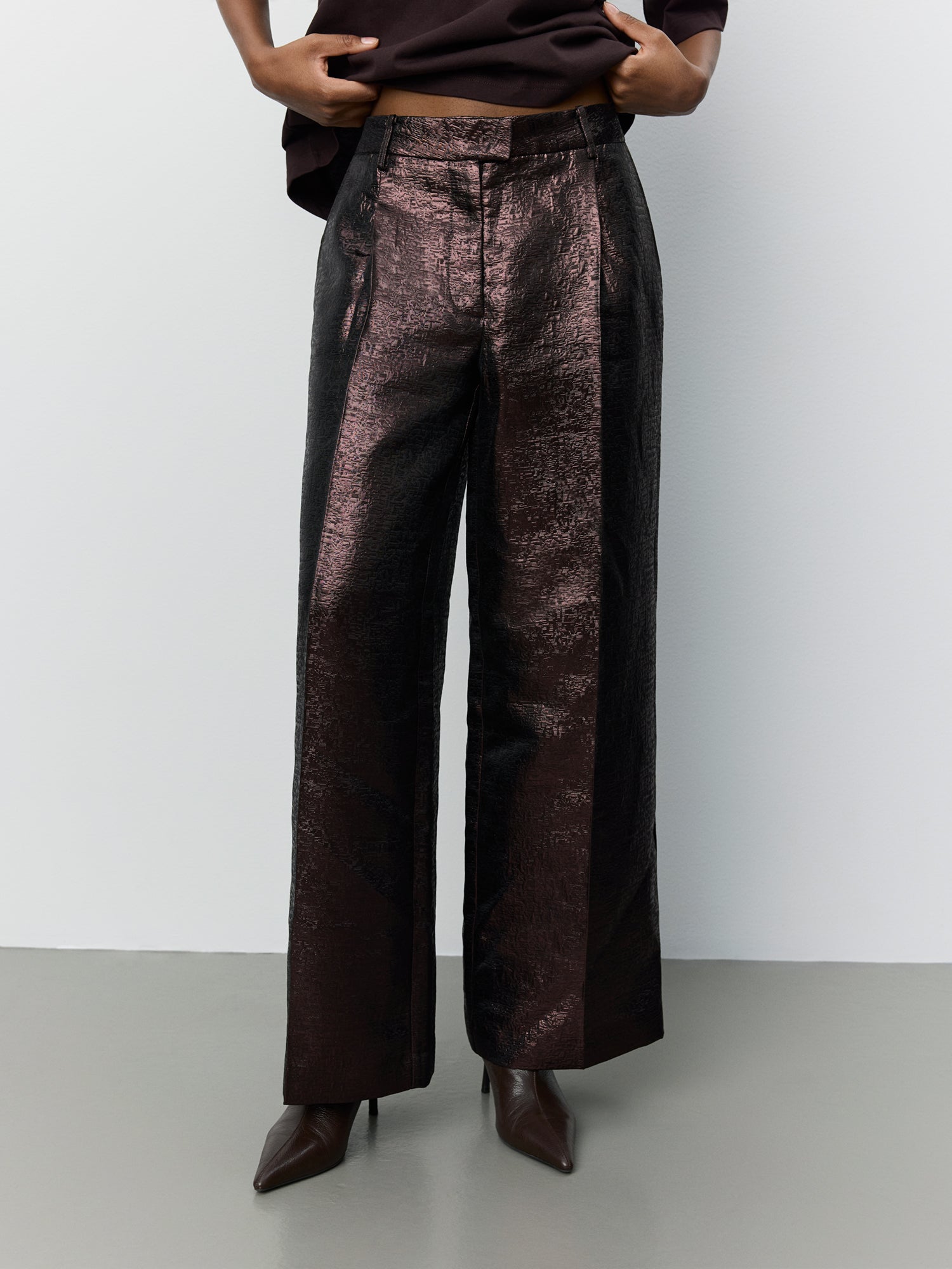 sofie-schnoor-women-hannesw-jacquardhose-dark-plum image 5