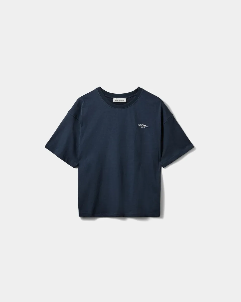 sofie-schnoor-women-verasw-t-shirt-navy-print image 1