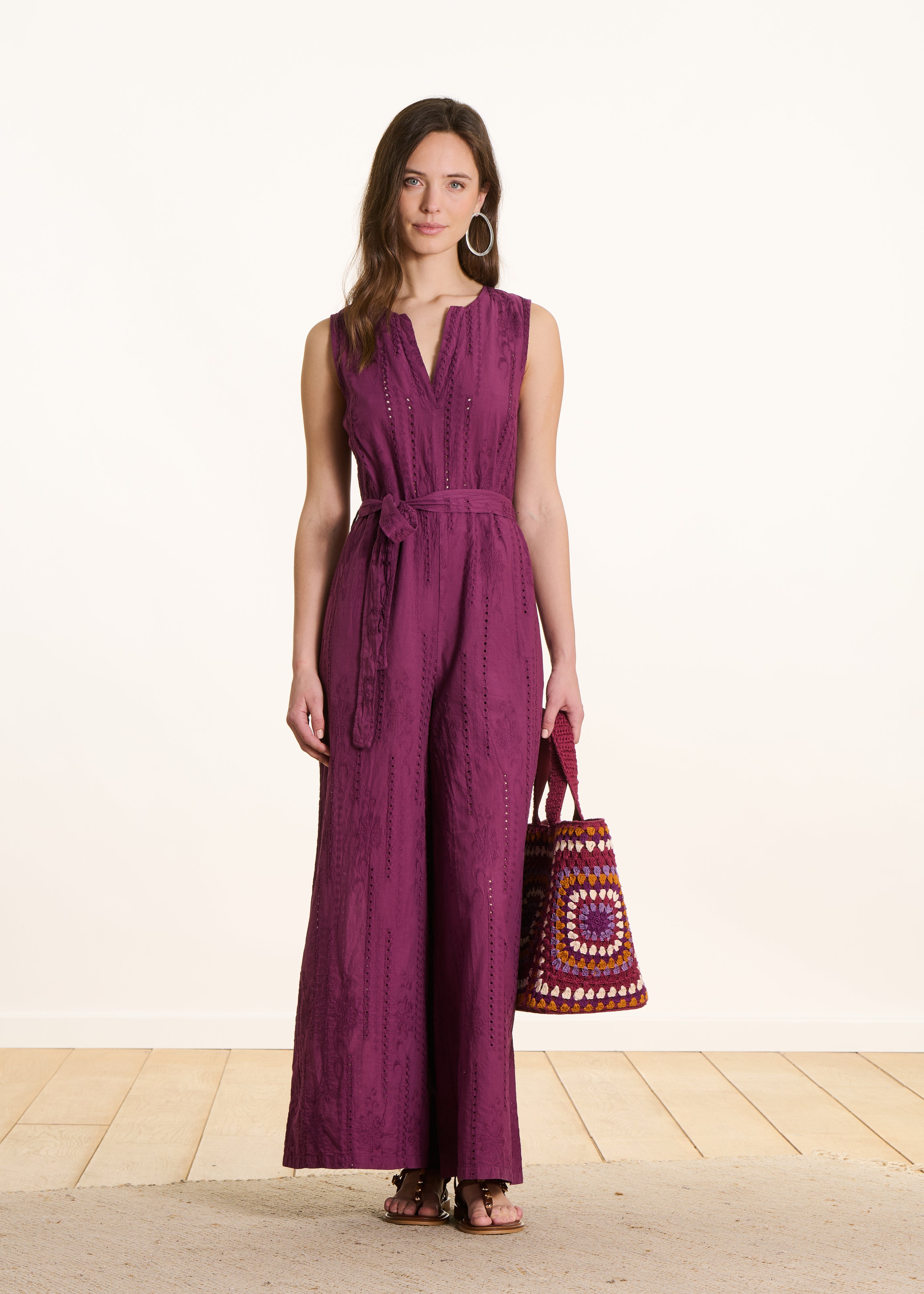la-f-e-marabout-e-vlomee-jumpsuit-violett-figue-baumwolle image 1