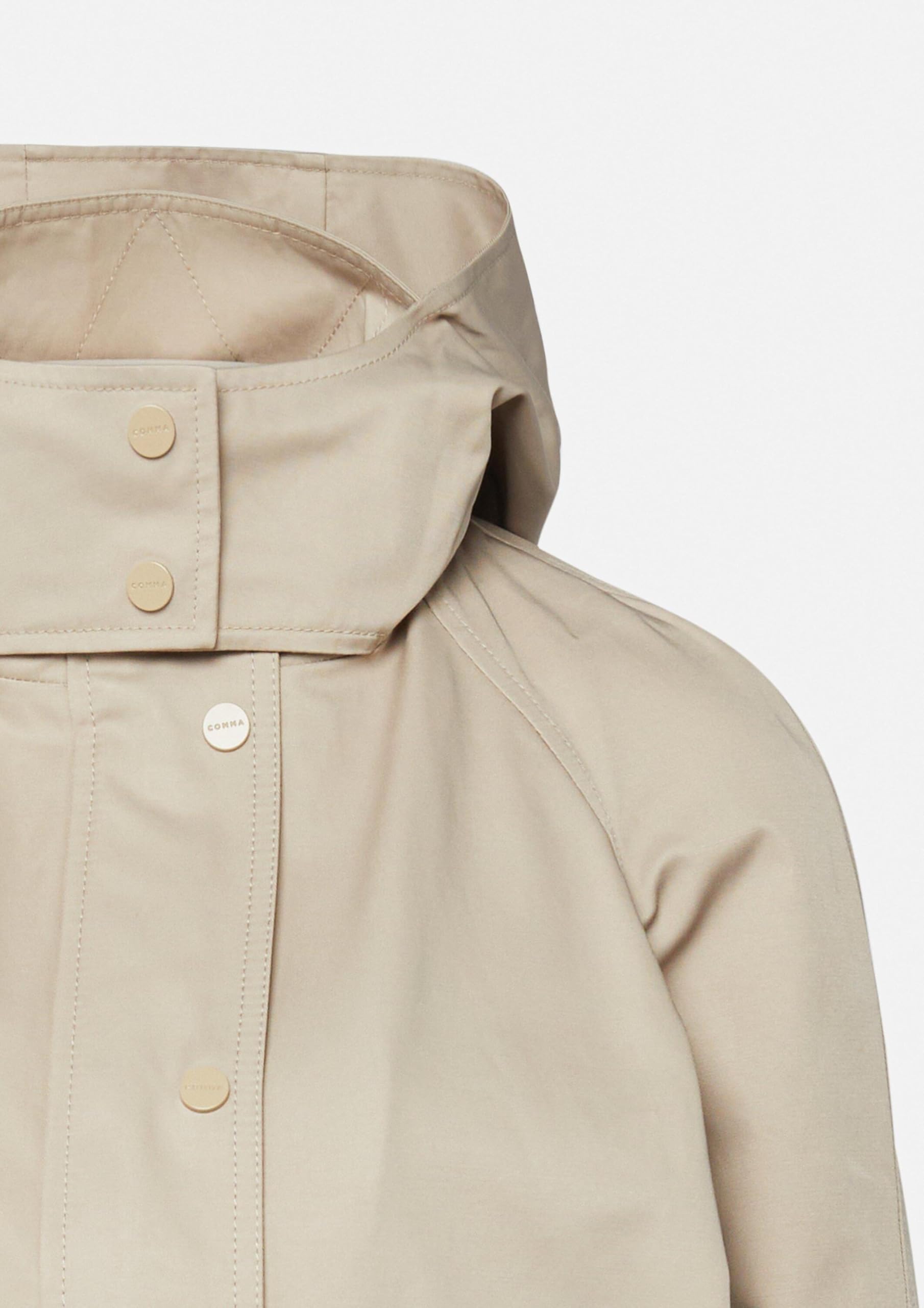 comma-outdoor-jacke-stehkragen-kapuze-gr-40-beige-bergang image 6