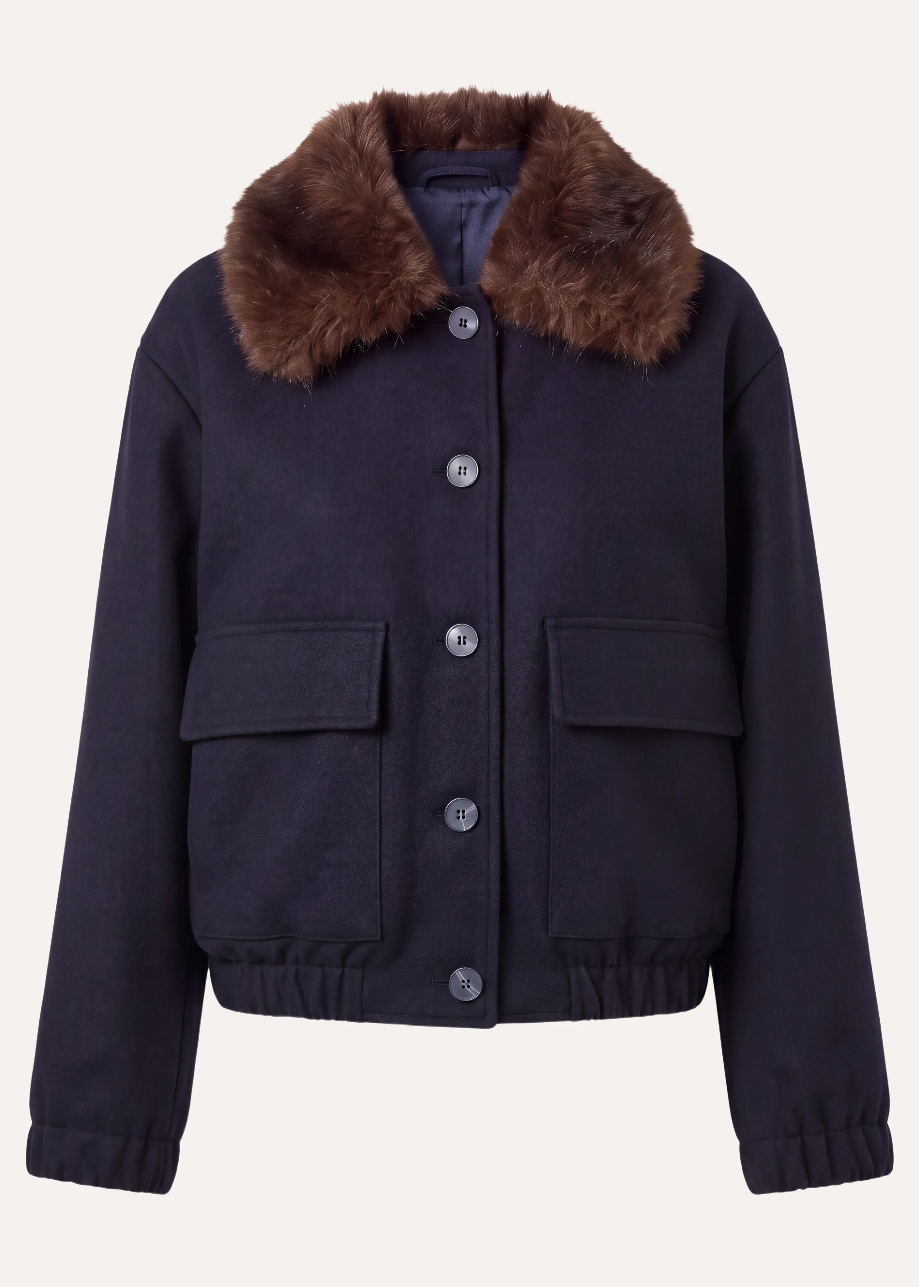 la-f-e-marabout-e-galane-blouson-damen-marine-fellkragen image 7