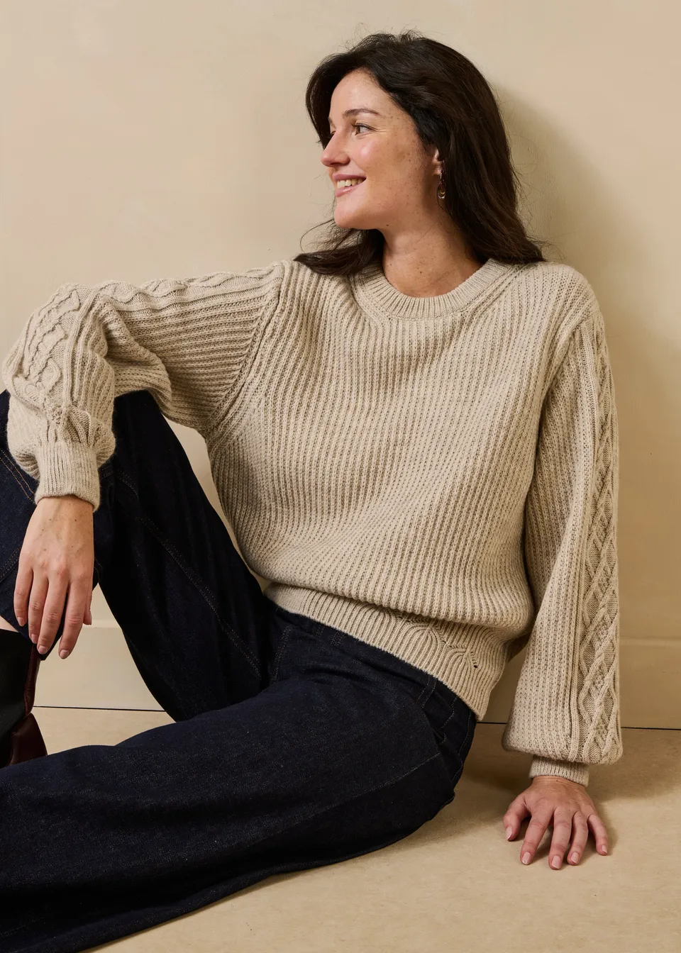 la-f-e-marabout-e-gosco-pullover-beige-wolle-alpaka image 1