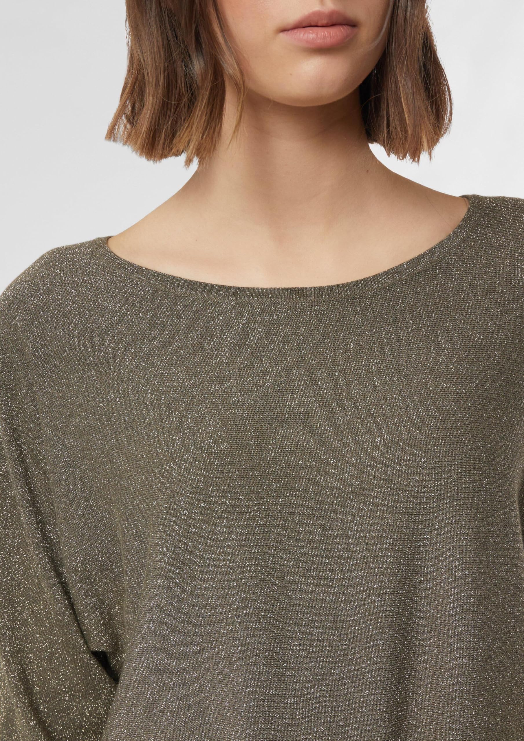 comma-feinstrickpullover-mit-glitzergarn-3-4-arm-gr-38 image 4