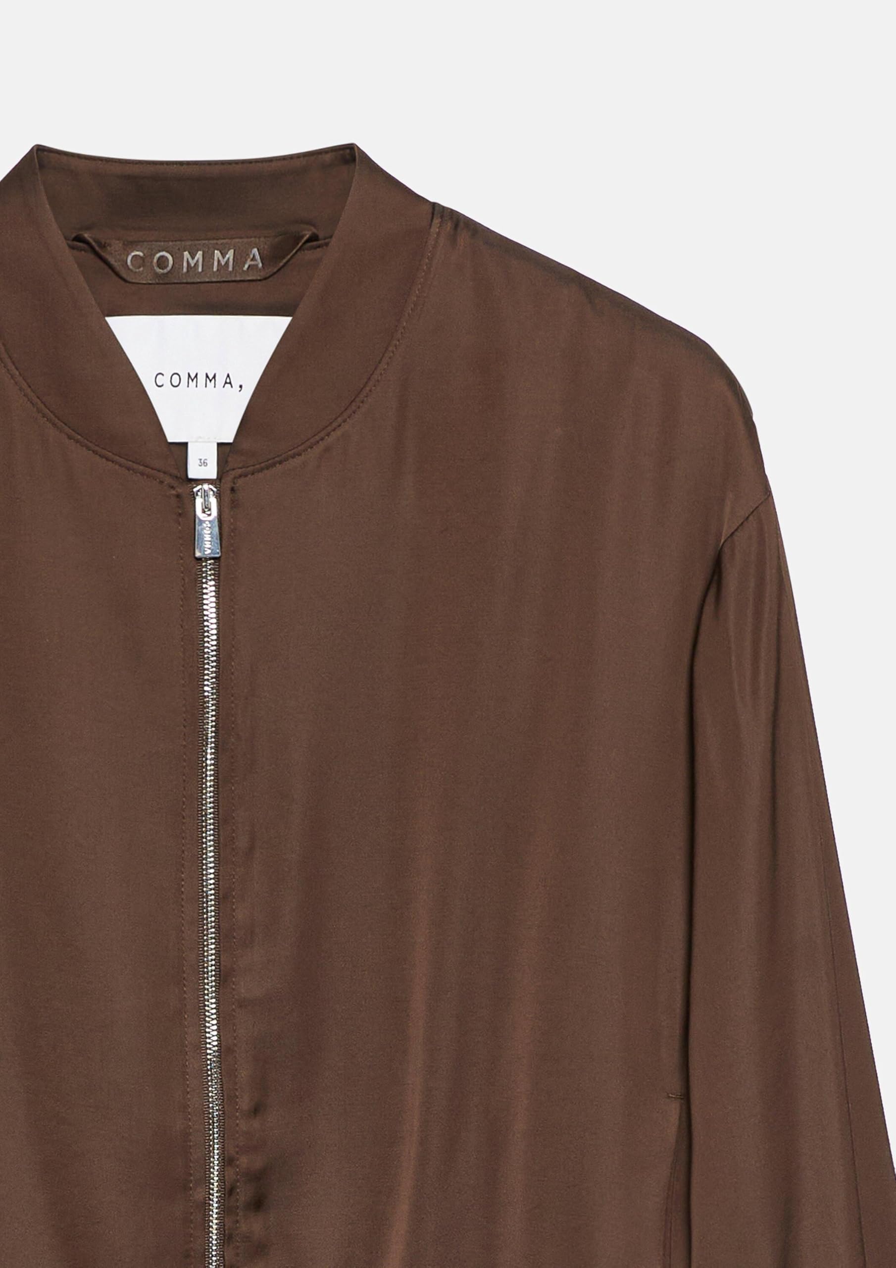 comma-blousonjacke-satin-gr-42-bomberkragen image 5