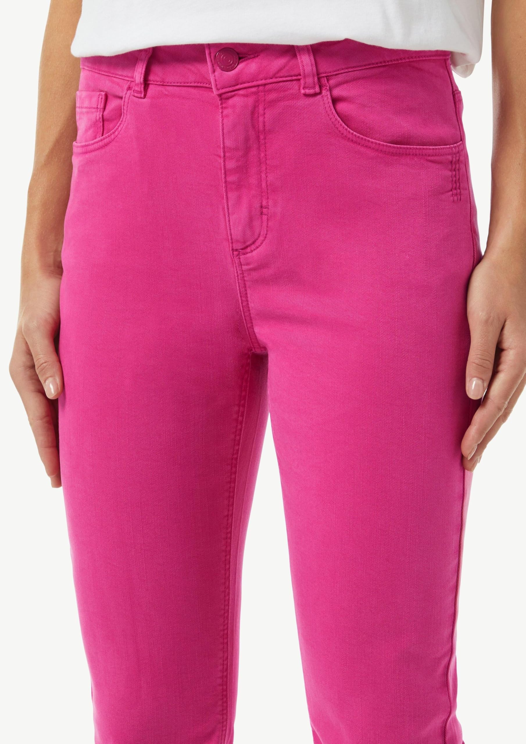 comma-skinny-jeans-damenjeans-gr-38-rosa-geschlitzter-saum image 4