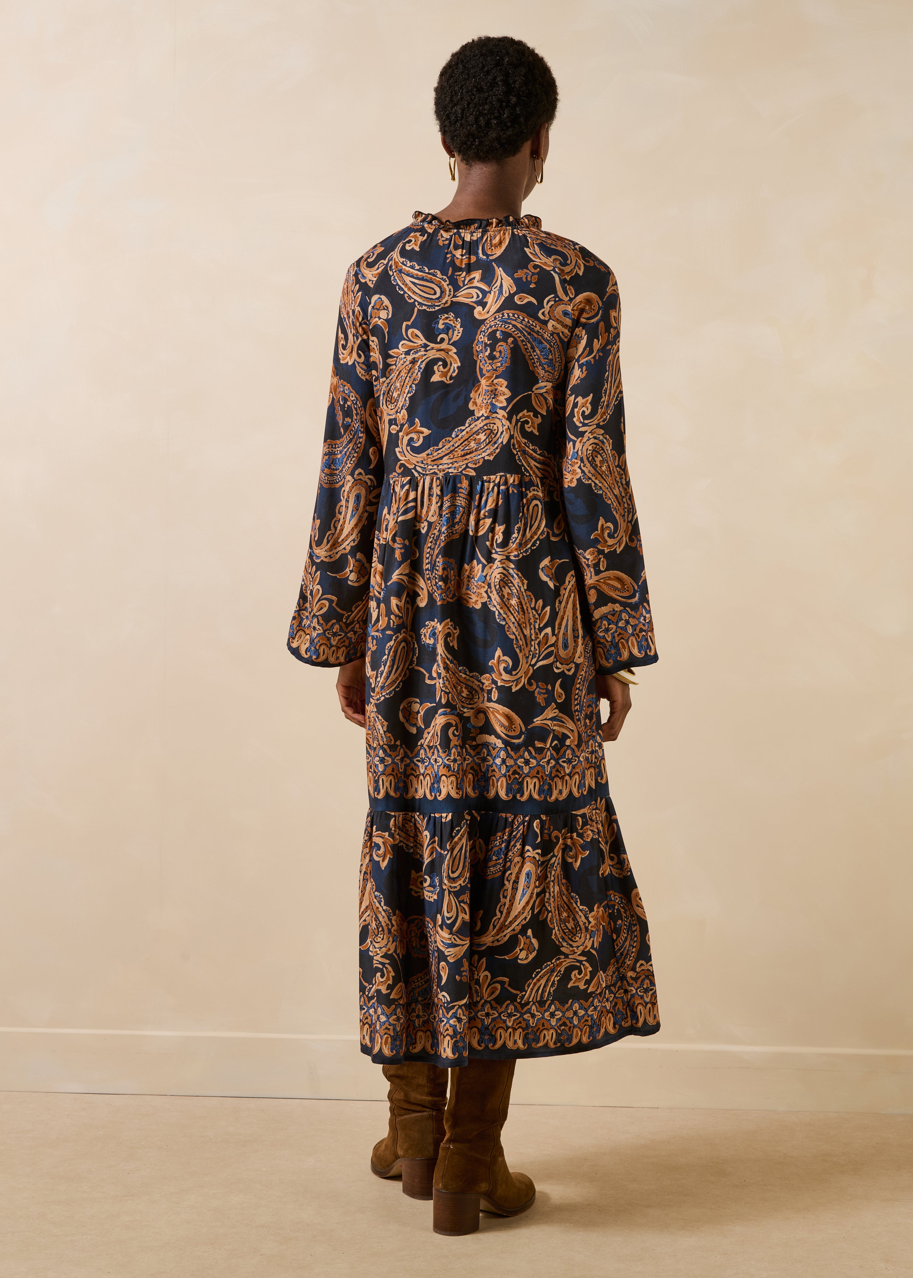 la-f-e-marabout-e-robes-combinaisons-kleid-glycine-marine image 2