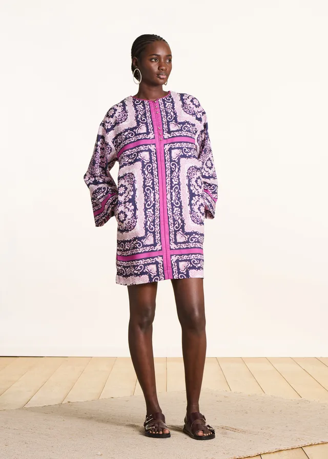 la-f-e-marabout-e-florena-kleid-violett-rosa-bio-baumwolle image 1