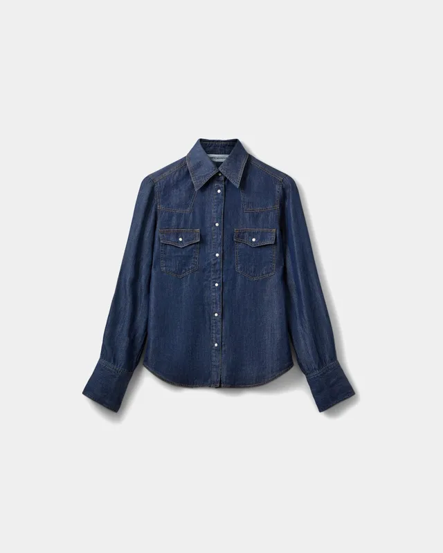 sofie-schnoor-women-wildysw-jeanshemd-dunkelblau-lyocell image 1