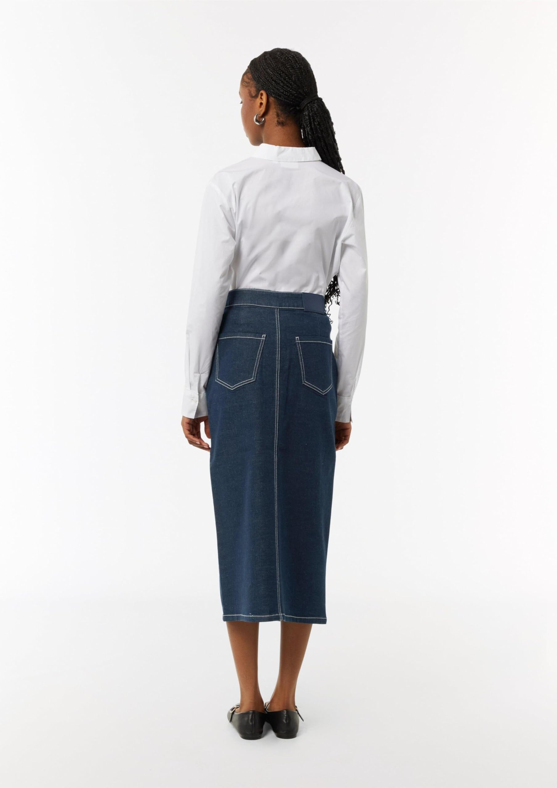 comma-2154828-rock-damen-gr-38-denim-waschung image 7