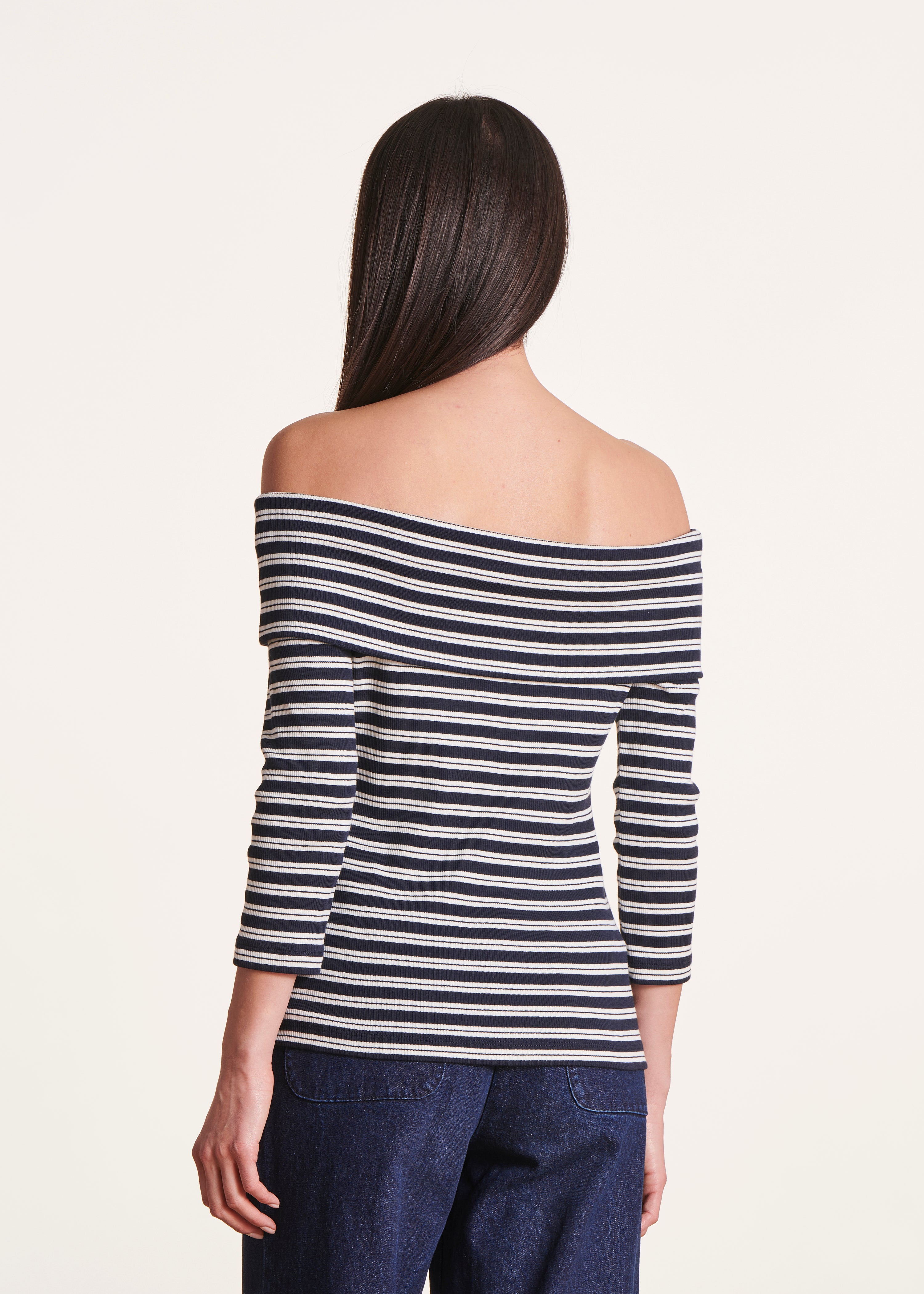 la-f-e-marabout-e-tops-dlama-marini-re-t-shirt-ecru-bio-baumwolle image 3